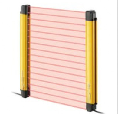Keyence GL-R16H Safety Light Curtain Main Unit, Hand-Protection, 16 Optical Axes