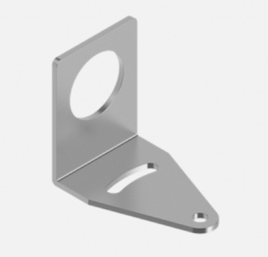 Banner SMB18A 33200 Sensor Bracket, 18 mm Right Angle-Mount, Material 11Gauge SS