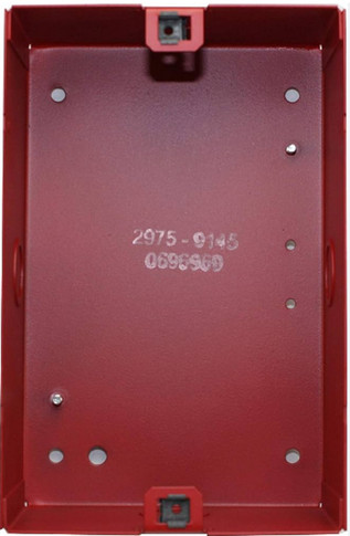 Simplex Grinnell 2975-9145 696-969 Red Backbox Assy, TrueAlert S/V Horn Strobes
