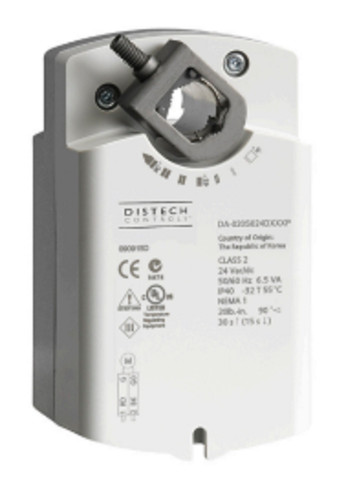 Distech DA-020S024QXXXP DA-020S 20 lb-in Spring Return Damper Actuator, 24V