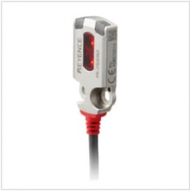 Keyence PR-FB30N3 Miniature Photoelectric Sensor, Flat Reflective, Cable, 30mm