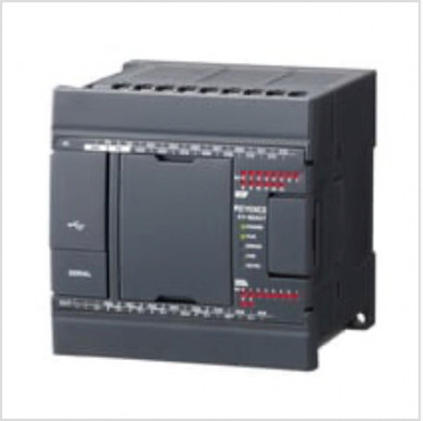 Keyence KV-N24DT PLC Base Unit, DC Power Supply Type, In 14 Points/Out 10 Points