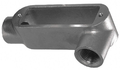 Calbrite S60700LL00 LL Style Conduit Body, 3/4 in NPT, 316 Stainless Steel 316SS