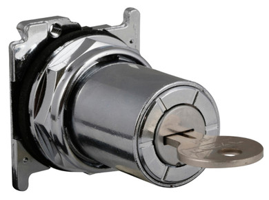 Eaton 10250T16237 Keyed Selector Switch, 10250T Series, 30.5 mm, All Positions
