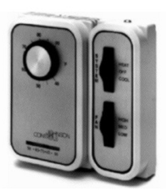 Johnson Controls T46SDA-1C T46 Series Fan Coil Thermostat, Heating and Cooling Johnson Controls T46SDA-1C T46 Series Fan Coil Thermostat, Heating and Cooling