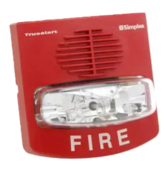 Simplex Grinnell 4906-9127 0743254 Truestart Multi-Candela Horn Strobe, Red Simplex Grinnell 4906-9127 0743254 Truestart Multi-Candela Horn Strobe, Red