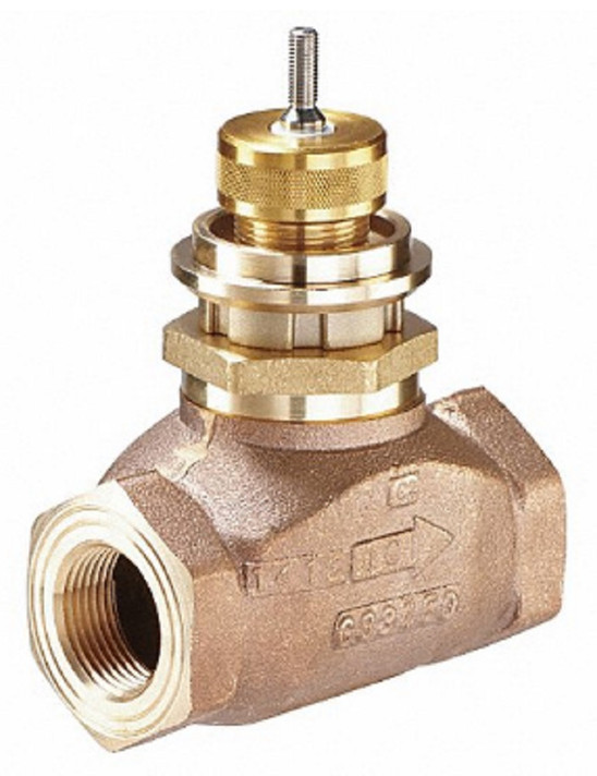 Johnson Controls VG7243LT Globe Valve Less Actuator Bronze, 2-Way, Normally Open