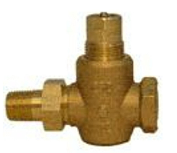 Siemens 599-02011 1/2" 2-Way N/C Brass Globe Valve Body, Female x Union Male Siemens 599-02011 1/2" 2-Way N/C Brass Globe Valve Body, Female x Union Male