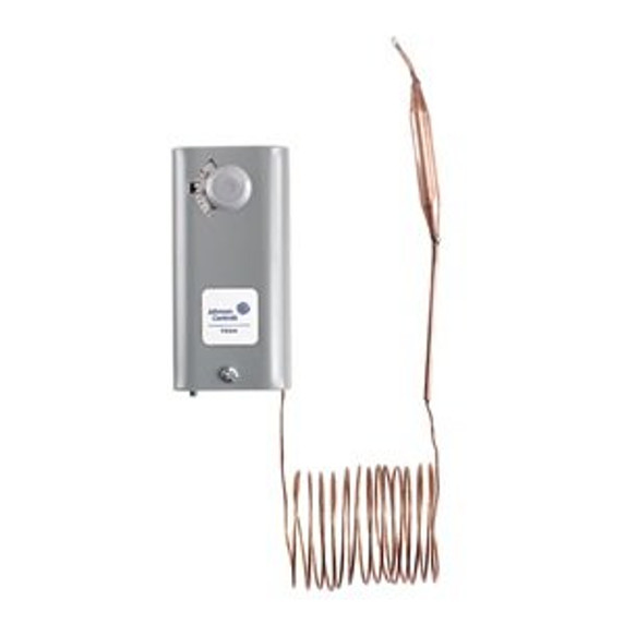Johnson Controls A19AAC-9C Line V Mechanical Thermostat, 120 to 277 VAC