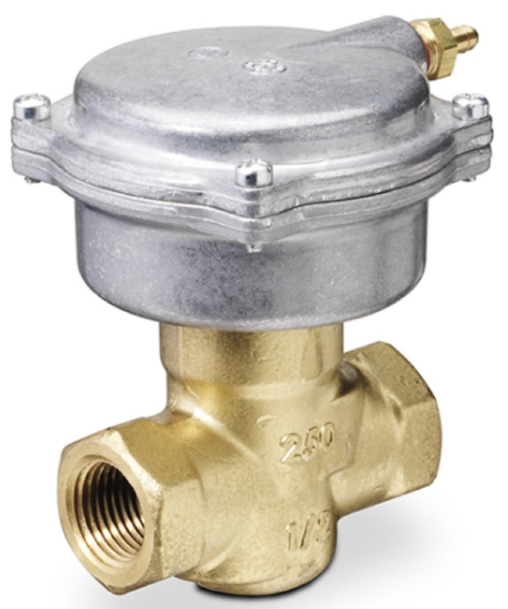 Siemens 257-02002B 2-Way 1/2" Terminal Unit Valve, Cv 0.63, Normally Closed, FxF