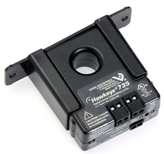 Veris Industries H735 Hawkeye Adjustable Trip Current Switch, Relay Combination
