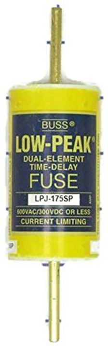 Eaton Cooper Bussmann LPJ-175SP Class J Low-Peak Fuse, 175A, Dual Element, 600V