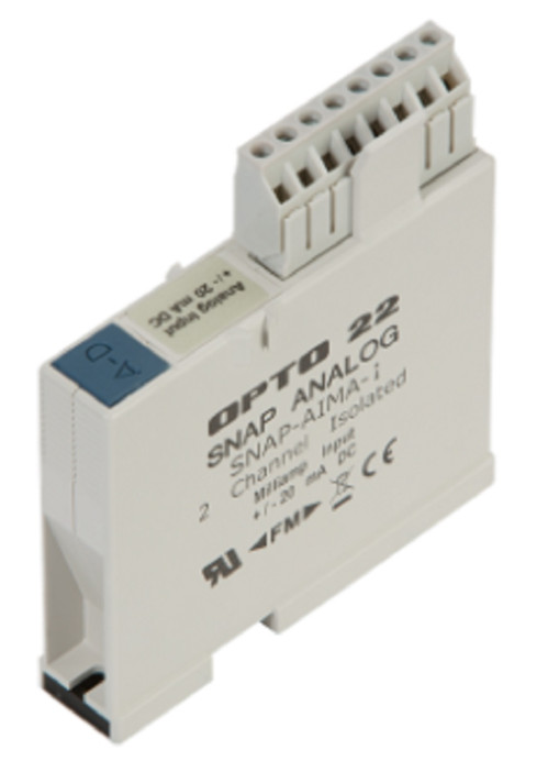 Opto 22 SNAP-AIMA-i SNAP 2-Ch Isolated -20 mA to +20 mA Analog Current Input Mod