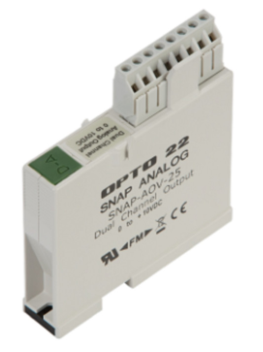 Opto 22 SNAP-AOV-25 SNAP 2-Ch 0-10 VDC Analog Voltage Output Module