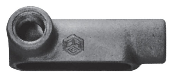 LL18 | Crouse-Hinds | Condulet Cast Iron Conduit Body, 1/2