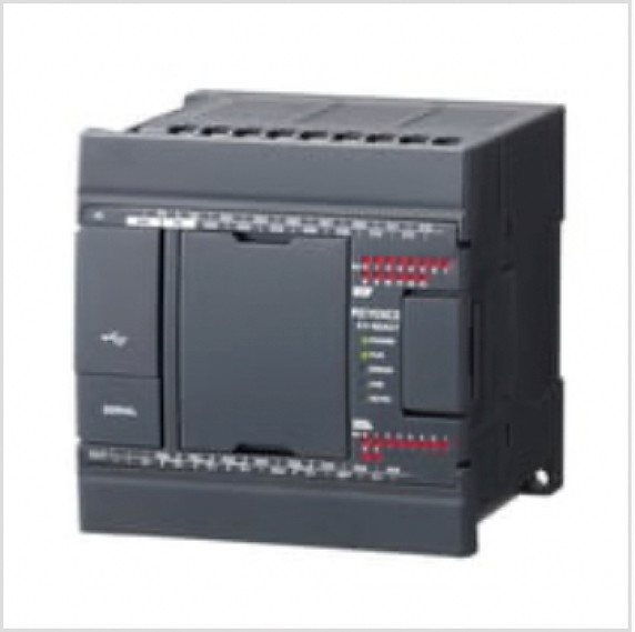 Keyence KV-N24DT PLC Base Unit, DC Power Supply Type, In 14 Points/Out 10 Points