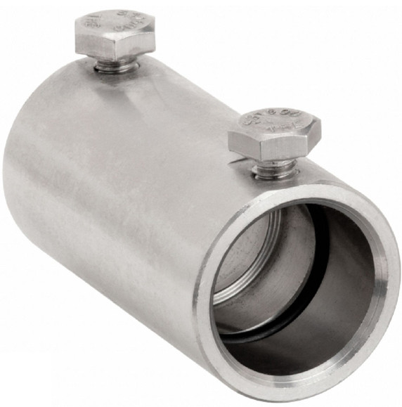 Calbrite S20500CCSS EMT Set Screw Coupling, 1/2 in, 316 Stainless Steel 316SS Calbrite S20500CCSS EMT Set Screw Coupling, 1/2 in, 316 Stainless Steel 316SS