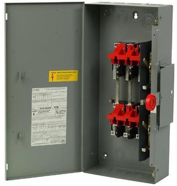 Cutler-Hammer Eaton DT363UGK Safety Switch Double Throw 3P 100A 600V Non Fusible