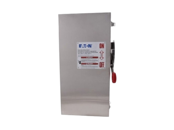 Eaton DH363UWK316 100A/3P HD Non-Fusible Safety Disconnect Switch Eaton DH363UWK316 100A/3P HD Non-Fusible Safety Disconnect Switch