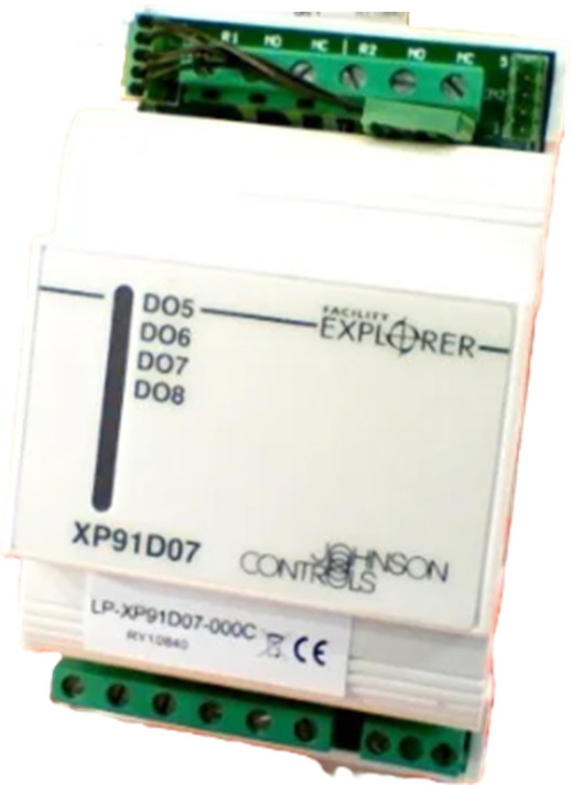 Johnson Controls LP-XP91D07-000C Expansion Module Board, 4DO Relays, 24 VAC