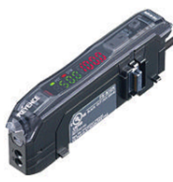 Keyence FS-N12P Fiber Optic Sensor, Amplifier, Cable Type, Expansion Unit, PNP