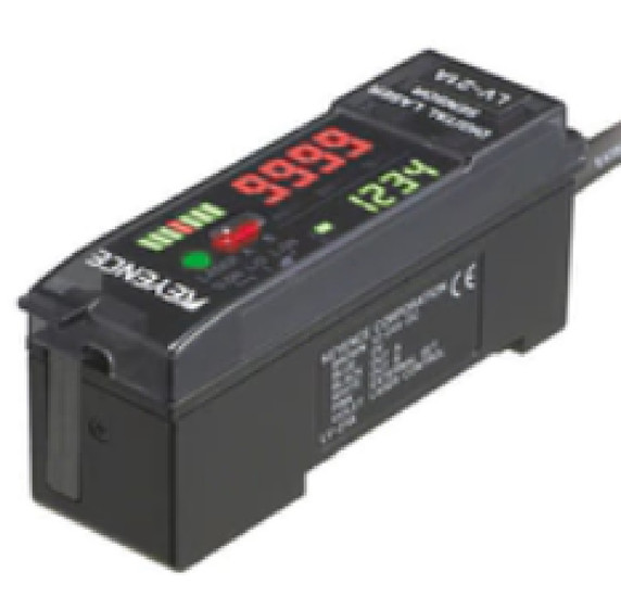 Keyence LV-21AP LV Series Digital Laser Sensor, Amplifier Unit, Main Unit, PNP
