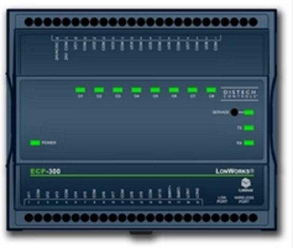 Distech CDIP-203G-05 ECP-203 Programmable Controller, 6UI 5DO (Triac) 3UO