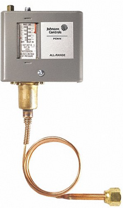 Johnson Controls P70AB-2 Pressure Control 100 - 425 psig (Adj. Diff. 5/35 psi) Johnson Controls P70AB-2 Pressure Control 100 - 425 psig (Adj. Diff. 5/35 psi)