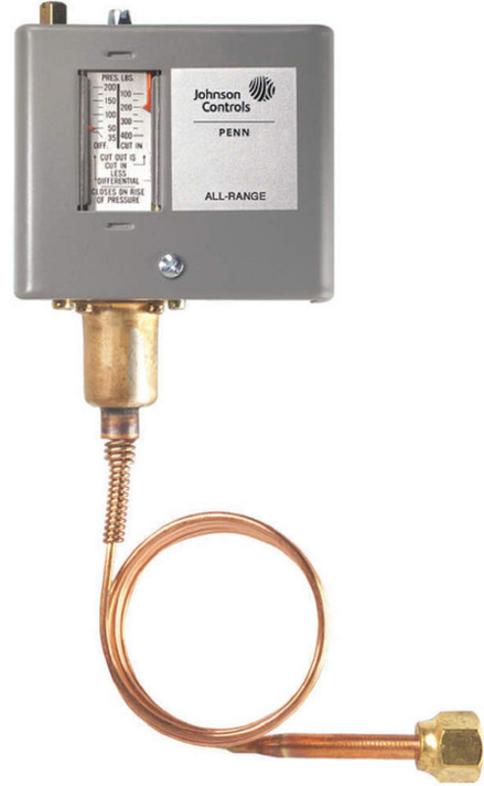 Johnson Controls P70AA-2C Head Pressure Fan Cycling Control w/Auto Reset - 0/150