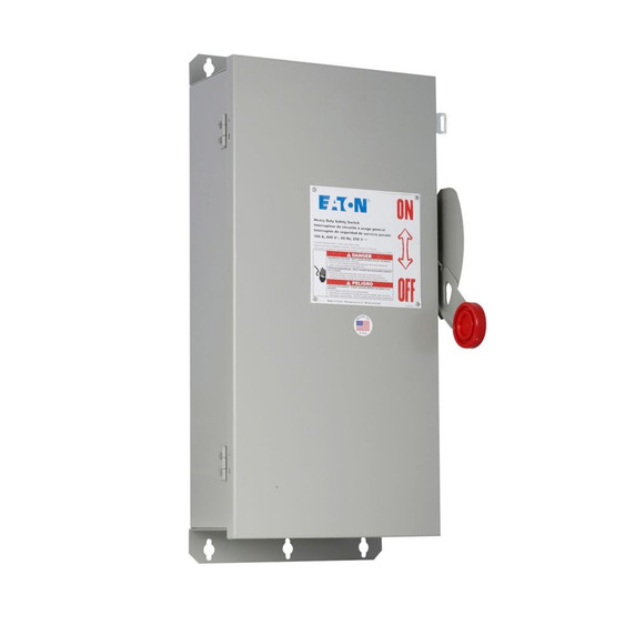 Eaton DH363FDK Heavy Duty Receptacle Safety Switch, 100 A, NEMA 12/3R Eaton DH363FDK Heavy Duty Receptacle Safety Switch, 100 A, NEMA 12/3R