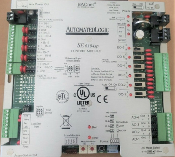 ALC Automated Logic Corporation SE6104sp Single Equipment Controller, 20 Point
