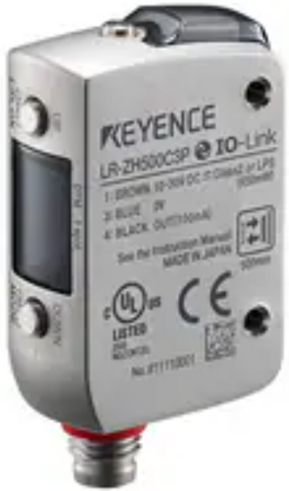 Keyence LR-ZH500C3P Rectangular W/ M8 Connector Type, 500 mm