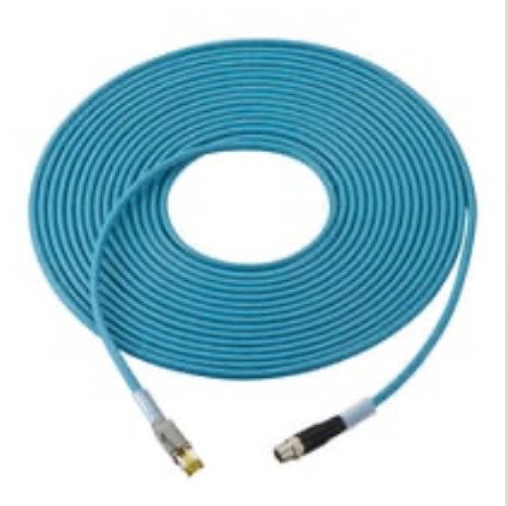 Keyence OP-87359 Barcode Scanner Ethernet Cable NFPA79 Compatible, 2 m