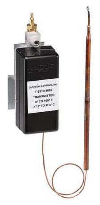 Johnson Controls T-5210-1009 Averaging Transmitter w/ 8' Capillary (0-100F) Johnson Controls T-5210-1009 Averaging Transmitter w/ 8' Capillary (0-100F)
