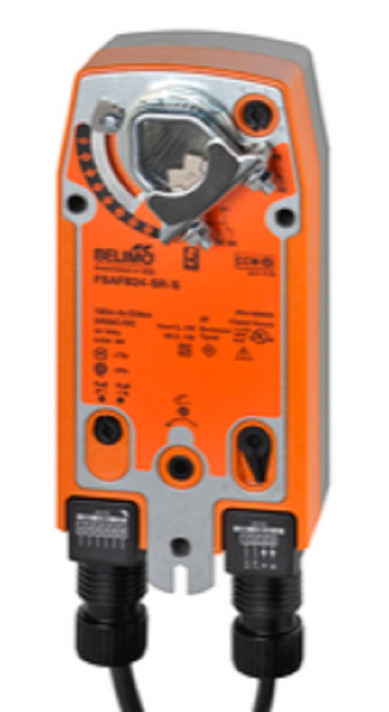 Belimo FSAFB24-SR-S Fire Smoke Actuator, 180in-lb 20Nm Spring Return, 2-10V, Mod