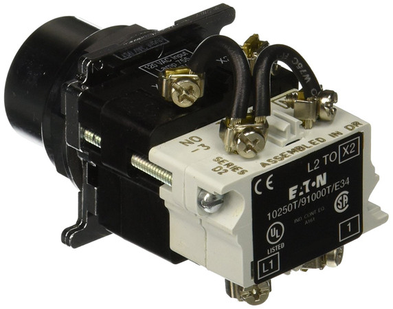 Eaton 10250T221N Pushbutton, 30mm Diameter, Momentary Operation, Press To Test Eaton 10250T221N Pushbutton, 30mm Diameter, Momentary Operation, Press To Test