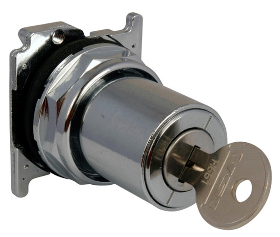 Eaton 10250T15111-1 Keyed Selector Switch, 10250T Series, 30.5 mm, 1NO 1NC Eaton 10250T15111-1 Keyed Selector Switch, 10250T Series, 30.5 mm, 1NO 1NC
