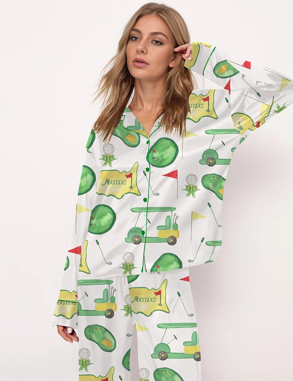 Watercolor Sport Flag Pajama Set