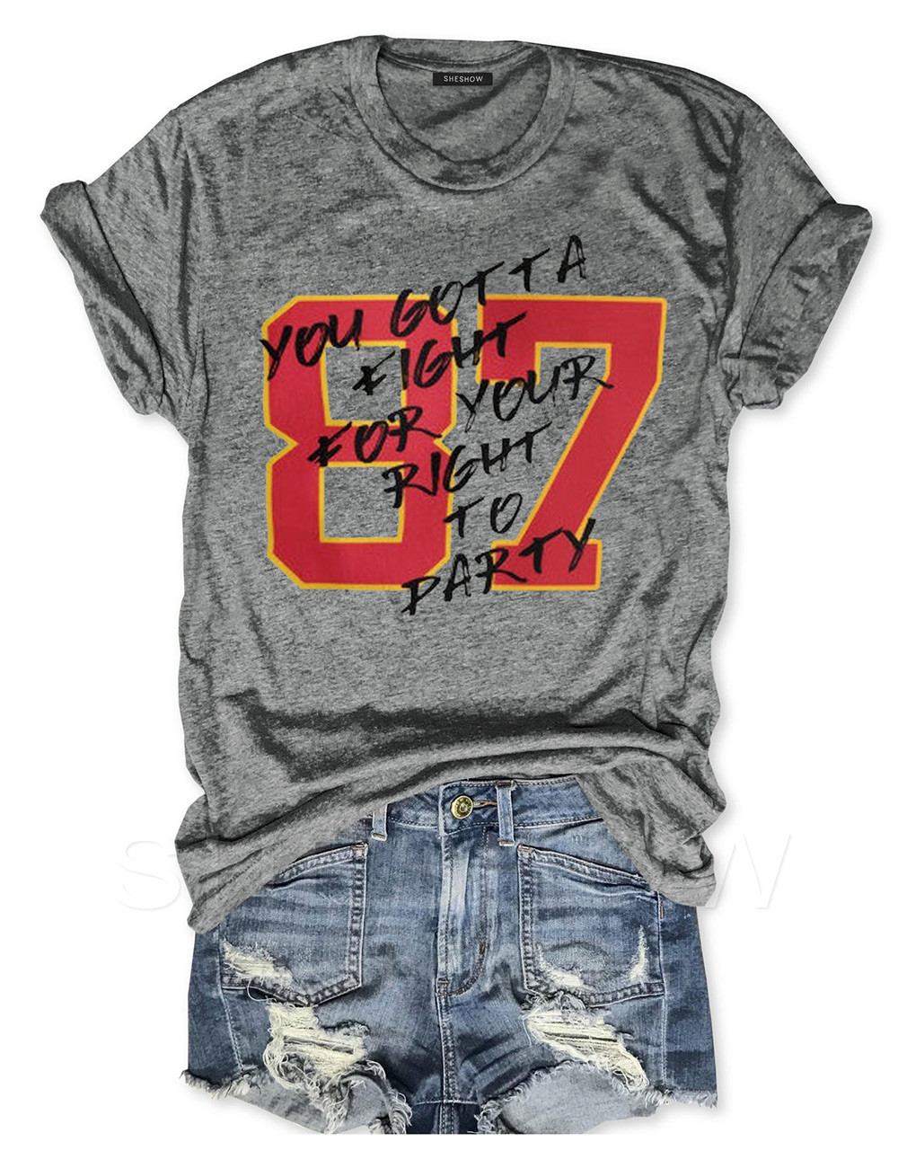 Kelce Kansas Football Tee For Women