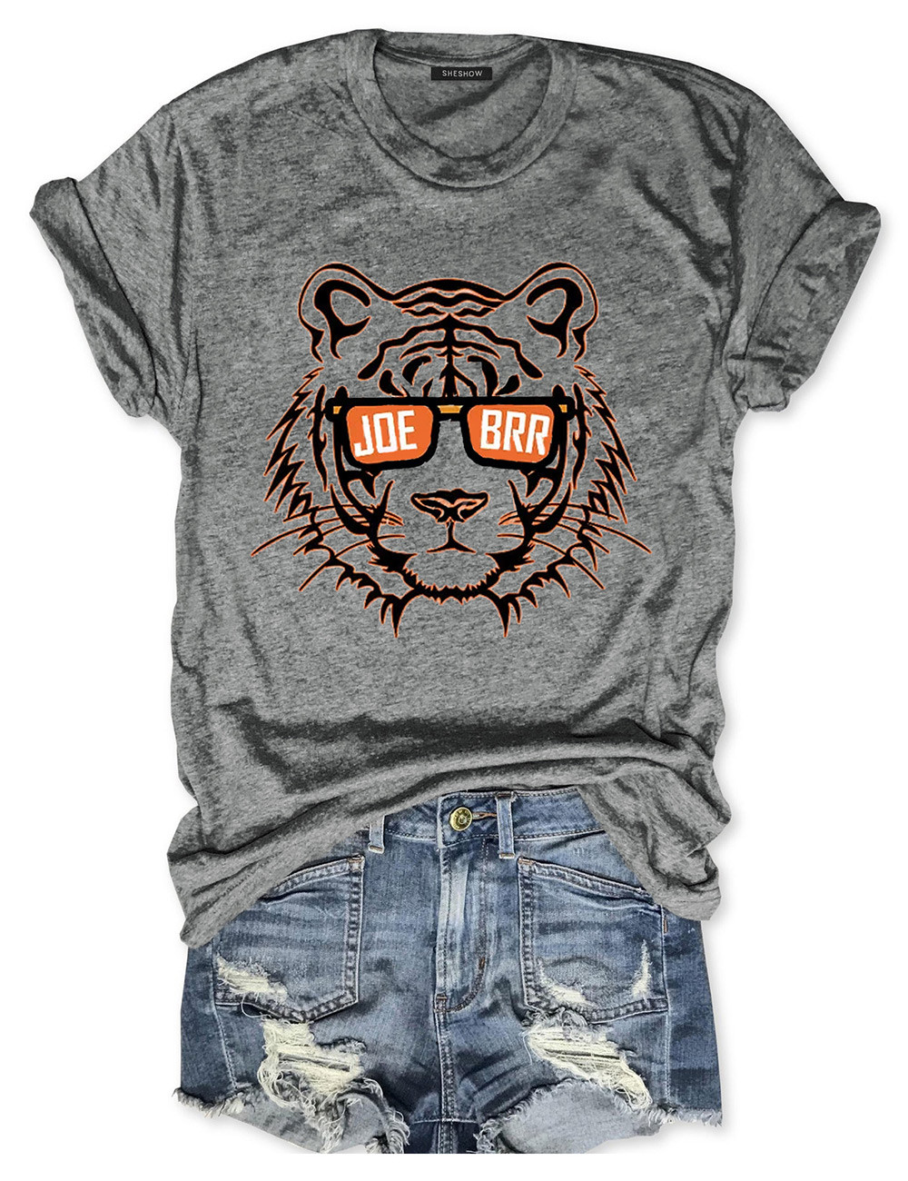 Glasses Tiger Graphic Tee