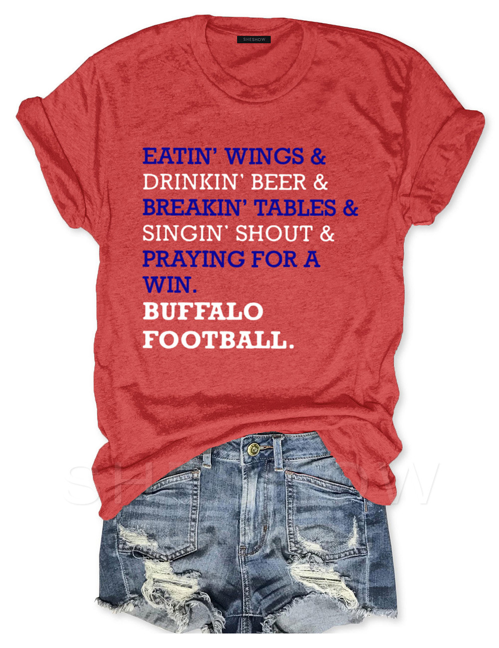 Buffalo Football Print Tee