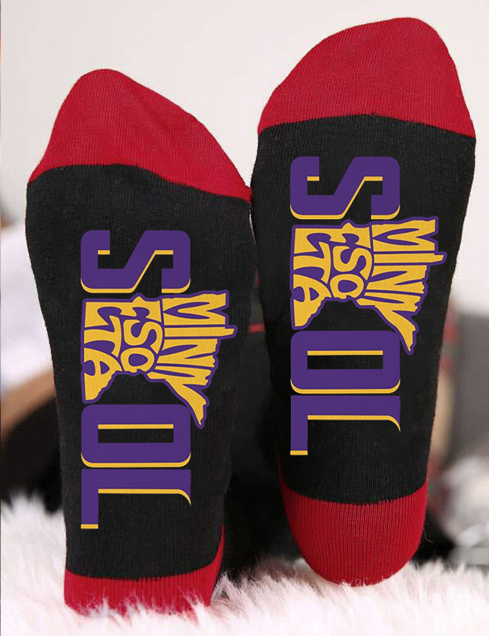 Minnesota Vikings Skol Unisex Crew Socks