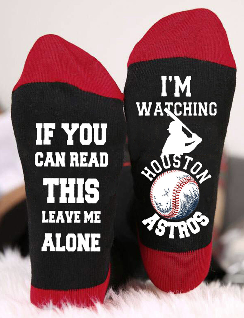 Houston Astros Unisex Crew Socks