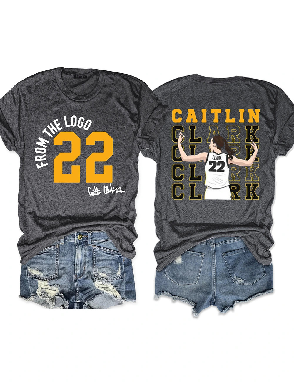 Caitlin Clark 22 Basketball Tee