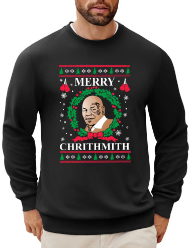 Merry Christmas Ugly Christmas Crew Neck Sweatshirt For Men