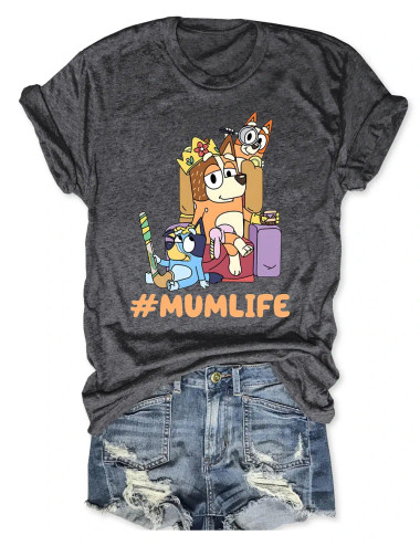 Mum Life Cute Cartoon Tee