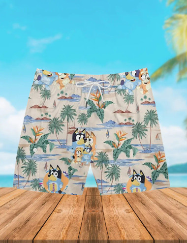 Beach Family Hawaiian Shorts