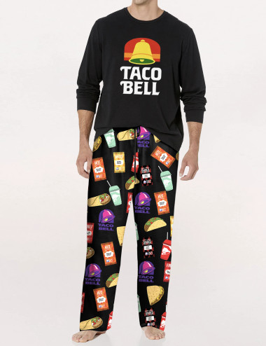 Fast Food Casual Pajama Set For Men