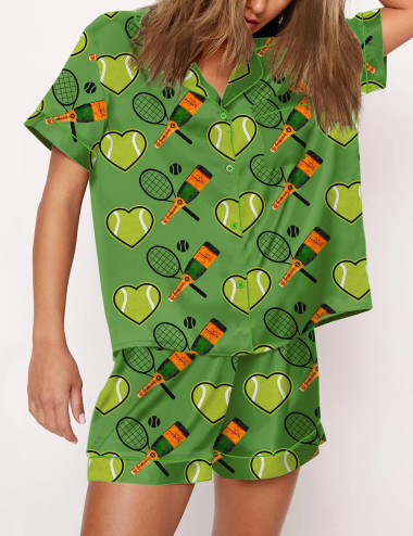 Veuve Clicquot Bottle Tennis Pajama Set