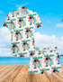 Cartoon Hawaiian Shirt And Shorts (Sold Separately)